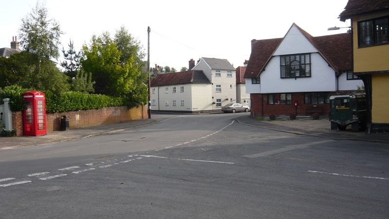 Kelsale village hall from across the car park